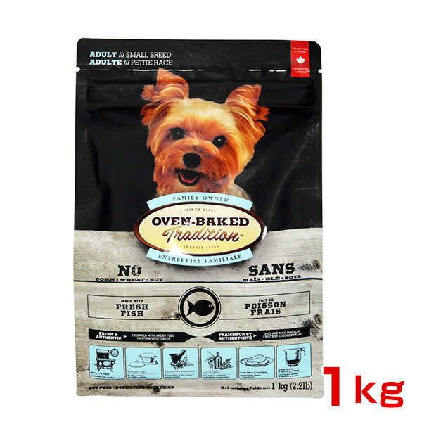 OVEN-BAKED TRADITION アダルト フィッシュ 成犬用 小粒 1kg 0669066000746