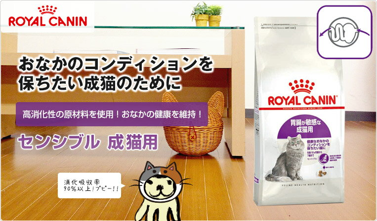 【あす楽】[ロイヤルカナン]ROYAL CANIN センシブル 成猫用 15kg 15kg 荷姿：大袋 FHN センシブル 成猫用 フード #w-105189-00-00