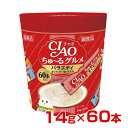 【最大 10,000円オフクーポン ※要LINE条件達成】チャオちゅーる ちゅーるグルメ バラエティ まぐろ・かつお・ささみ 14g×60本 490113371...