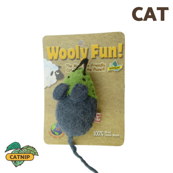 [ウーリーファン]Wooly Fun!! Stitched Mouse ウール おもちゃ 猫用 コスゲ キャットニップ 734663861486 w-154262-00-00 1