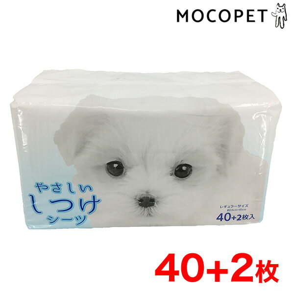 最大350円クーポン★[ペットプロ]PetPro やさしいしつけシーツ 40+2枚入 / レギュラー ペットシーツ シート トイレ おしっこ 4981528721089 #w-156964-00-00