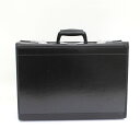 JAL ジャル パイロットケース (フライトケース)ハンドバッグ ブラック G金具【中古】