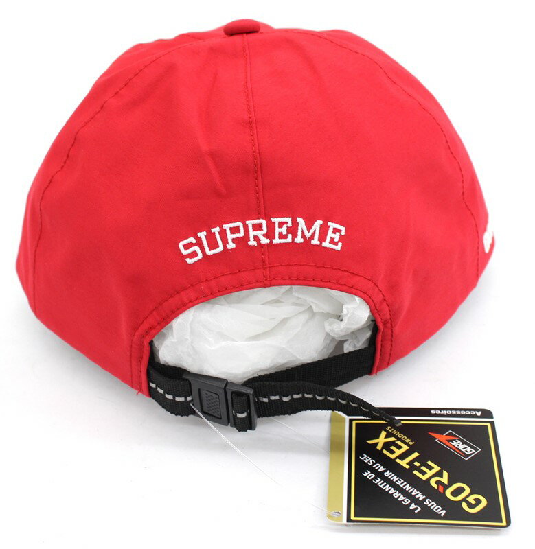 【未使用】Supreme シュプリーム 2019ss GORE-TEX S-Logo 6-Panel Cap ゴアテックス キャップ 帽子 レッド 赤 男女兼用 ユニセックス【中古】