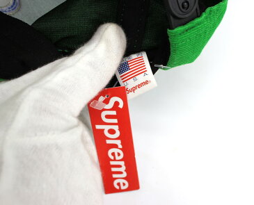 【Supreme】シュプリーム 19ss METALLIC LOGO CORDUROY 5-PANEL GREEN グリーン 緑 キャップ 帽子 男女兼用 ユニセックス【中古】