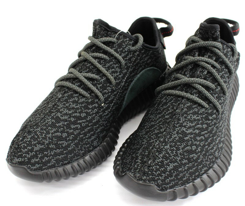 【YEEZY BOOST】イージーブースト adidas アディダス イージーブースト350 スニーカー ブラック US8 (26.0cm） AQ2659【中古】