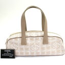 【CHANEL】シャネル ニュートラベル ニュートラ ボストンバッグ ハンドバッグ ベージュ【中古】