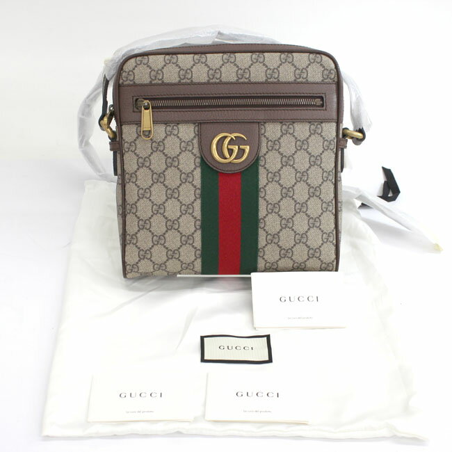 【未使用品】【GUCCI】グッチ ショルダーバッグ ハンドバッグ GGスプリーム ウェビング 547926 男女兼用 ユニセックス【中古】