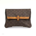 【LOUIS VUITTON】ルイヴィトン 希少 アンティーク モノグラム クラッチバッグ【中古】