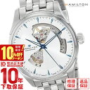 \10%クーポン!P最大54倍!7/18 0時から/【イメージ違いも90日間は返品OK!】ハミルトン ジャズマスター HAMILTON オープン ハート オート OPEN HEART AUTO H32675150 メンズ