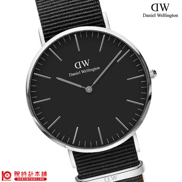 ダニエルウェリントン DANIELWELLINGTON クラシック コーンウォール ブラック 40mm DW00100149 ユニセックス