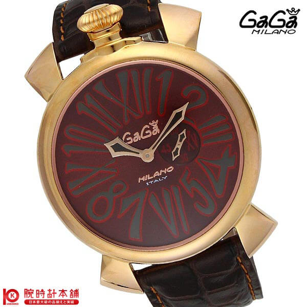 ガガ ミラノ 腕時計（メンズ） ガガミラノ GaGaMILANO マヌアーレスリム 46MM 5085.1 メンズ