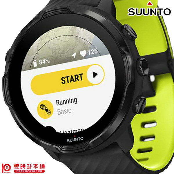 【最大2000円OFFクーポン！5/16 1:59まで】【LINE登録で500円OFFクーポン】【正規品】スント SUUNTO SUUNTO7 Black Lime SS050379000 ユニセックス