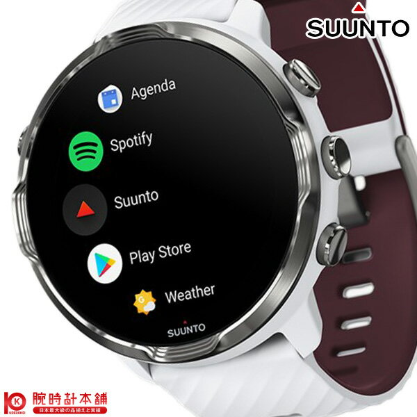 【最大2000円OFFクーポン！5/16 1:59まで】【LINE登録で500円OFFクーポン】【正規品】スント SUUNTO SUUNTO7 White Burgundy SS050380000 ユニセックス