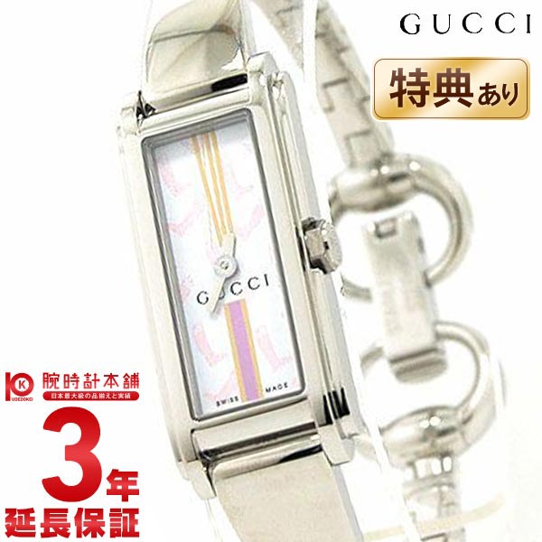 【10％OFFクーポン！5/21 9:59まで】グッチ GUCCI ダイヤルピンクブーツ柄 YA109503 レディース 腕時計 時計