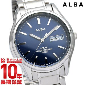 セイコー アルバ ソーラー 腕時計 メンズ SEIKO ALBA AEFD569 防水 カレンダー シルバー【あす楽】