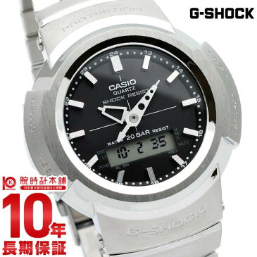 【30日限定！店内最大ポイント37.5倍！23:59まで】 Gショック G-SHOCK 電波 ソーラー アナログ おすすめ ジーショック 時刻合わせ デジタル 自動 カシオ アナデジ AWM-500D-1AJF 腕時計 メンズ シルバー【あす楽】