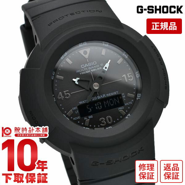 【30日限定！店内最大ポイント37.5倍！23:59まで】 G-SHOCK Gショック 電波 ソーラー ジーショック アナログ デジタル メンズ カシオ casio 腕時計 ソーラー電波時計 新作 2021 AWG-M520BB-1AJF 黒 時計(2021年10月中旬再入荷予定)