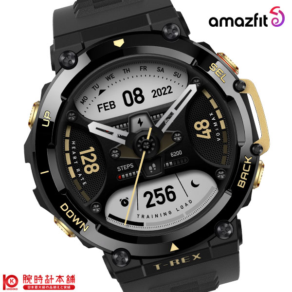 Xiaomi Amazfit T-Rex 【最大2000円OFFクーポン！5/9 20:00より】【期間限定9%OFFクーポン】アマズフィット Amazfit T-Rex2 アストロブラック＆ゴールド SP170045-AB ユニセックス