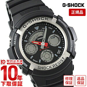 【2000円OFFクーポン＆店内ポイント最大55倍！11日1:59まで】 カシオ Gショック G-SHOCK STANDARD アナログ/デジタルコンビネーションモデル ブラック×ブラック AW-590-1AJF [正規品] メンズ 腕時計 AW5901AJF 【あす楽】