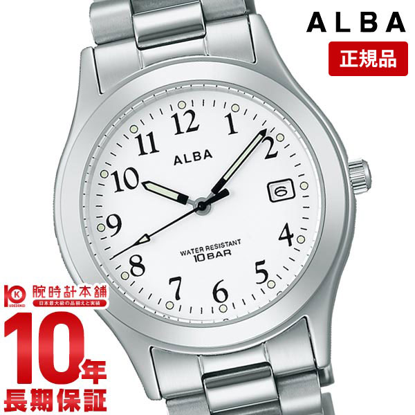 セイコー アルバ 腕時計（メンズ） 【購入後1年以内なら1,500円で下取り交換可】セイコー アルバ ALBA AQGK475 ユニセックス アルバクオーツ 10気圧防水 スクリューバック【予約商品 入荷時期未定】