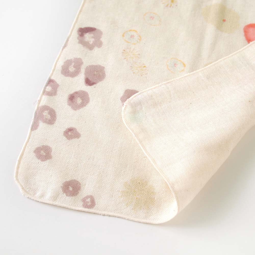 ★全品ポイント5倍！4日20:00〜11日1:59★ 【10mois 公式】NAOMI ITO ナオミイトウ わたガーゼ ハンカチ2枚セット アメザイク[日本製 お風呂グッズ 赤ちゃん ベビー 沐浴ガーゼ 出産準備 コットン100％] 3