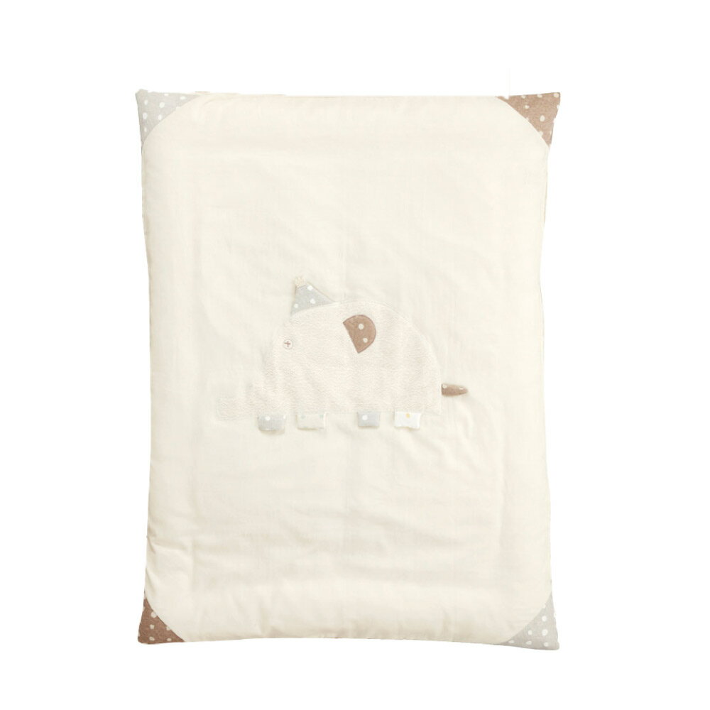 ★全品ポイント5倍！4日20:00〜11日1:59★ 【10mois 公式】OMINA 掛け布団カバー 通常サイズ / NAOMI ITO ナオミイトウ[日本製 赤ちゃん ベビー布団 ベビー寝具 出産準備 オーガニックコットン アップリケ ふっくら 送料無料] 2