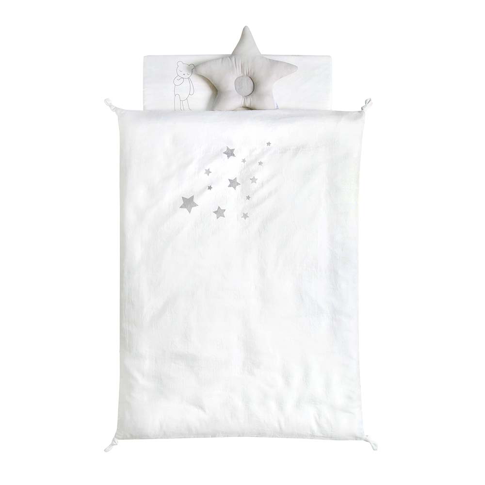 【予約】【10mois 公式】10mois ディモワ オリジナル ベビー布団セット（通学サイズ）プレミアム(たまご布団・ループスリープマット) [ベビー寝具 ベビー布団 赤ちゃん セルフねんね 体圧分散 洗える ふとん 送料無料] 3