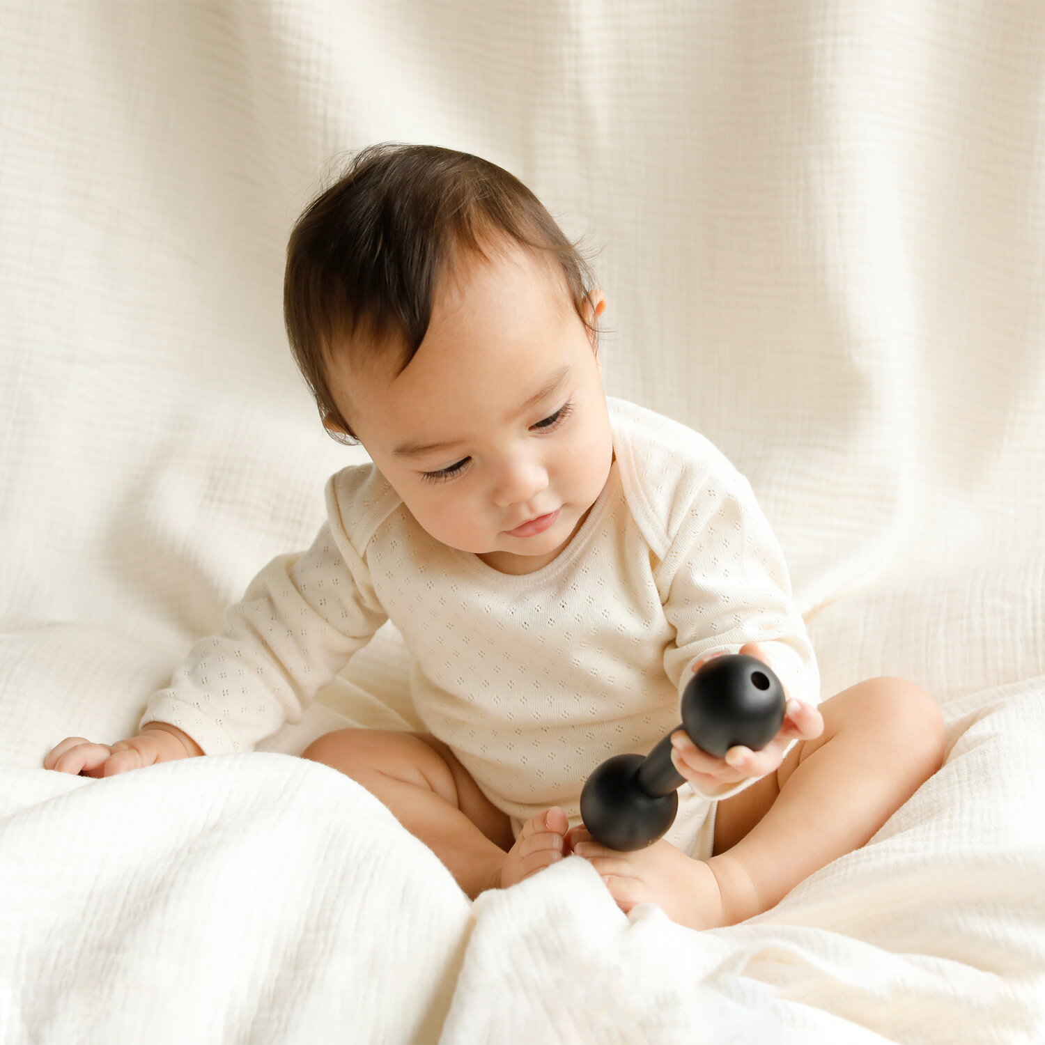 【ポイント5倍！3日20時~11日9時59分】【10mois 公式】3K ダンベルベル ブラック /...