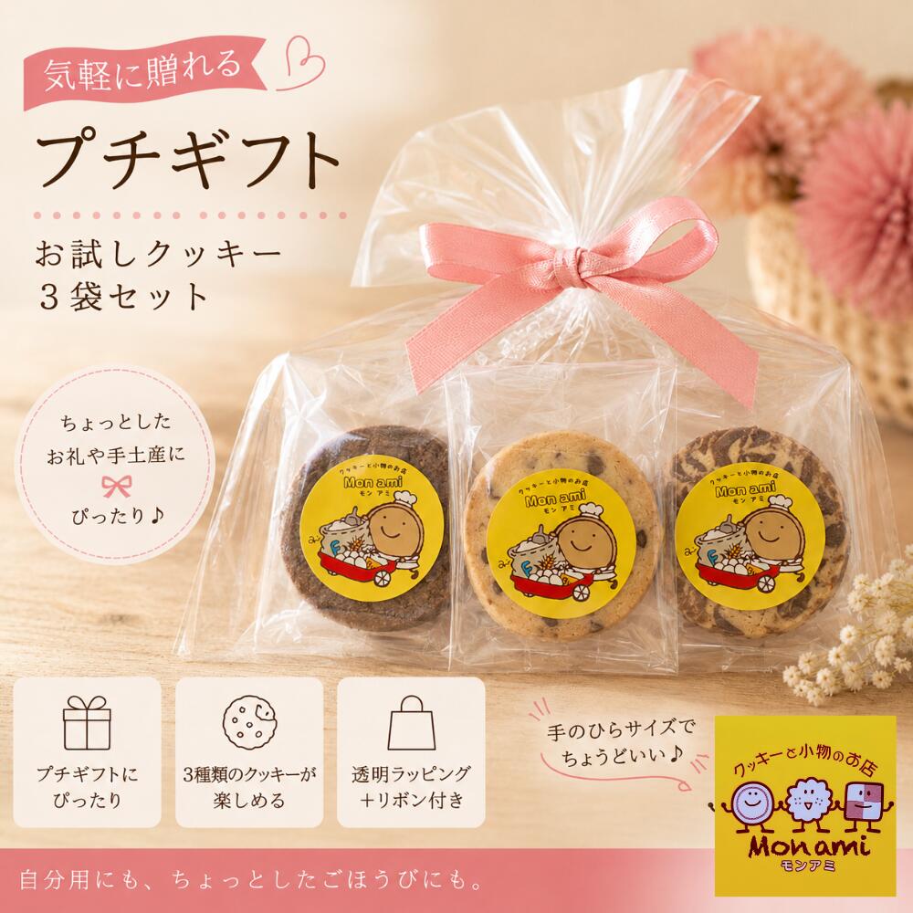 「父の日当日のお届けに間に合う最終注文日時」【1000円ポッキリ】お試し おやつ クッキー 焼き菓子 詰め合わせ 個包装 送料無料 クッキーセット 可愛い かわいい プレゼント 人気 3種 4セット 選べる 1袋2枚入り 保存料不使用 着色料不使用（ポスト投函・ネコポス）