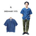 【ORDINARY FITS】BASEBALL JACKET DENIM オーディナリーフィッツ ベースボールジャケット デニム メンズ プレゼント ギフトにも