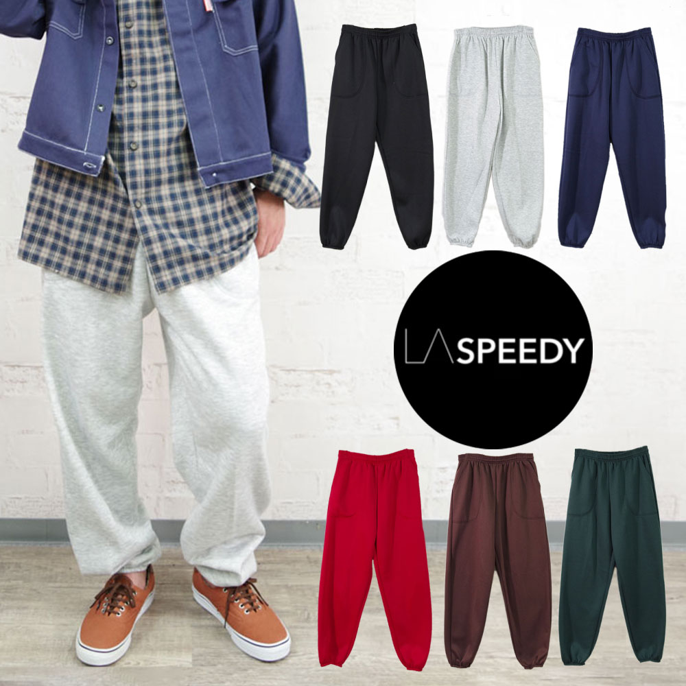 【LA SPEEDY】Classic Fleece Pocket Sweatpants