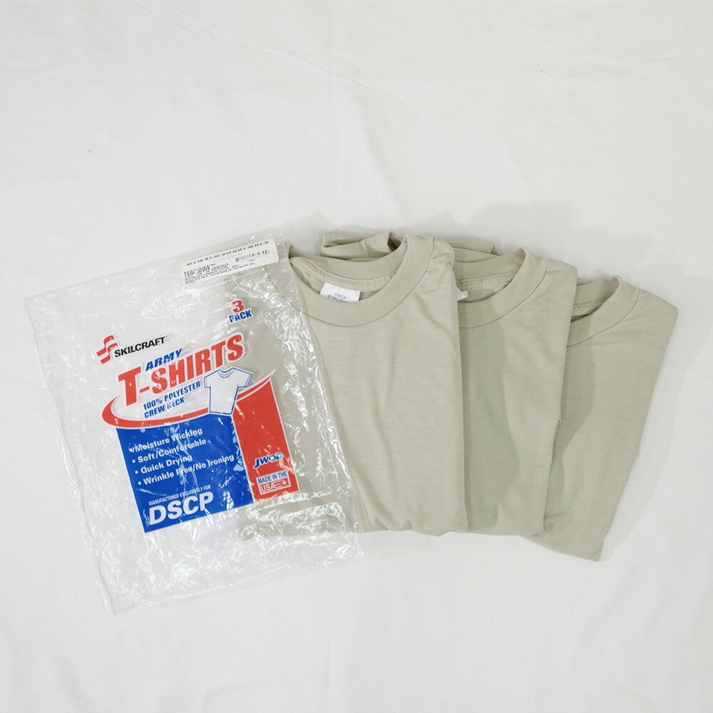 【MILITARY DEADSTOCK(ミリタリーデッドストック)】USA製 Deadstock DSCP by Skilcraft Army 3p Tee デッドストック スキルクラフト アーミー 3p Tシャツ