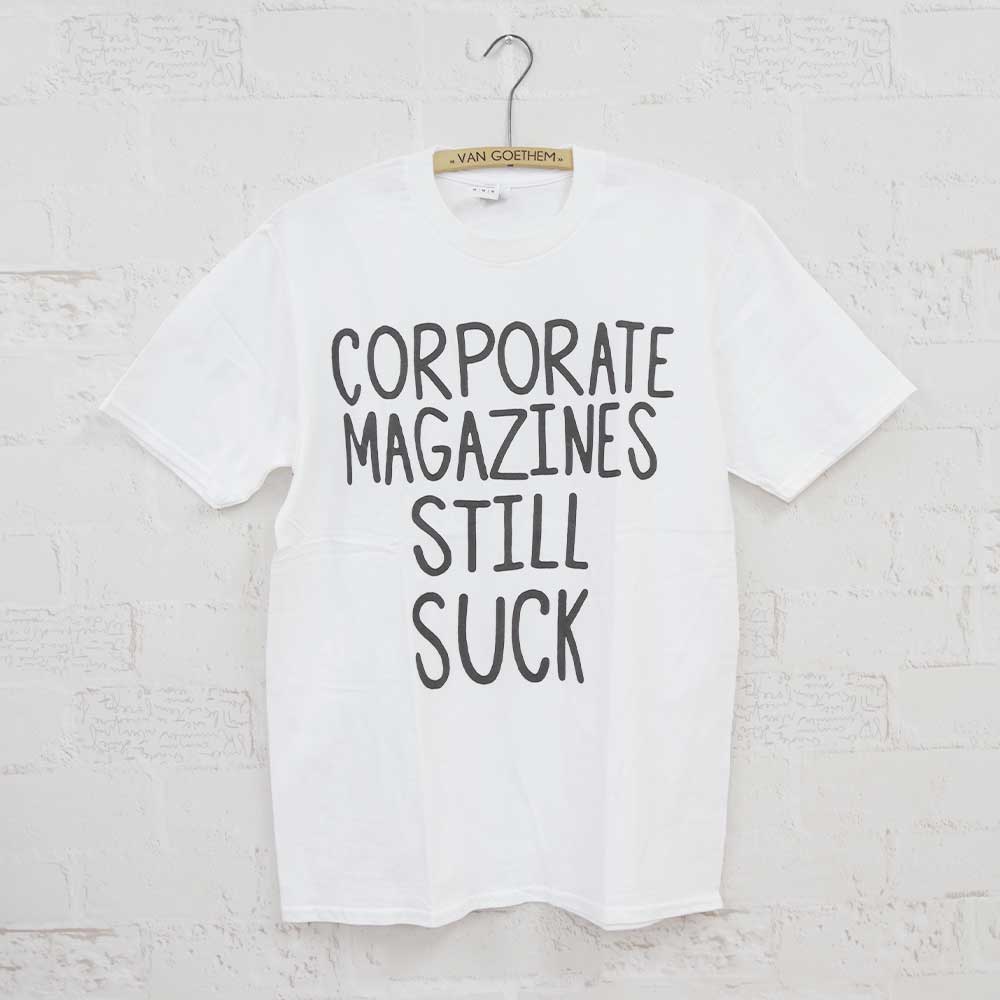 【MUSIC Tee(ミュージックティー)】CORPORATE MAGAZINES STILL SUCK (As Worn By Kurt Cobain, NIRVANA) コーポレイトマガジン ニルヴァーナ