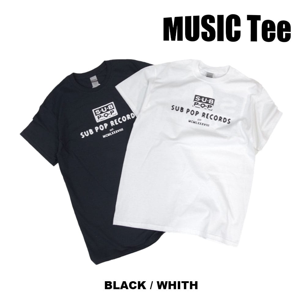 商品詳細 商品名 【MUSIC Tee(ミュージックティー)】 S/S PRINT TEE “SUB POP 1988”-SUB POP 半袖Teeシャツ サブポップ1988 サブポップ 商品説明 アメリカワシントン州シアトルにあるレコードレーベルSUB POPのオフィシャルS/S Teeシャツです。 サブポップレーベルは90年代を席巻したグランジブームの立役者ニルヴァーナやサウンドガーデン、マッドハニーが最初に契約し作品をリリースしたインディペンデントレーベルで、90年代音楽史において最も重要なレーベルです。 フロントには溶けたようなロゴデザインがユニークなグラフィックをプリント、バックスタイルには馴染みのある有名なボックスロゴがデザインされています。 90年代ストリートスタイルの雰囲気を感じさせる1着となっております。 サイズ S M L XL カラー White Black 原産国 Made in Honduras ブランド MUSIC Tee サイズ詳細 S M L XL 身幅 46cm 50cm 65cm 60cm 着丈 68cm 68cm 72cm 76cm 肩幅 42cm 46cm 50cm 58cm 袖丈(脇下) 9cm 10cm 11cm 12cm 採寸について 当店で表示している採寸は、各アイテム／サイズごとに一点を抜き出して採寸しています。 服を強く伸ばさずに、出したままの状態で計測しております。生地の種類や商品の状態によって、誤差が生じる場合があります。 予めご了承ください。 注意事項【MUSIC Tee(ミュージックティー)】 S/S PRINT TEE “SUB POP 1988”-SUB POP 半袖Teeシャツ サブポップ1988 アメリカワシントン州シアトルにあるレコードレーベルSUB POPのオフィシャルS/S Teeシャツです。 サブポップレーベルは90年代を席巻したグランジブームの立役者ニルヴァーナやサウンドガーデン、マッドハニーが最初に契約し作品をリリースしたインディペンデントレーベルで、90年代音楽史において最も重要なレーベルです。 フロントには溶けたようなロゴデザインがユニークなグラフィックをプリント、バックスタイルには馴染みのある有名なボックスロゴがデザインされています。 90年代ストリートスタイルの雰囲気を感じさせる1着となっております。 ナインティースストリートスタイルに欠かせないグランジロックといえばやはりこのレーベル！バックプリントもアリの夏場の主役級Teeシャツです！ サイズ詳細 S M L XL 身幅 46cm 50cm 55cm 60cm 着丈 68cm 68cm 72cm 76cm 肩幅 42cm 46cm 50cm 58cm 袖丈(脇下) 9cm 10cm 11cm 12cm 採寸について 当店で表示している採寸は、各アイテム／サイズごとに一点を抜き出して採寸しています。 服を強く伸ばさずに、出したままの状態で計測しております。生地の種類や商品の状態によって、誤差が生じる場合があります。 予めご了承ください。 注意事項 5