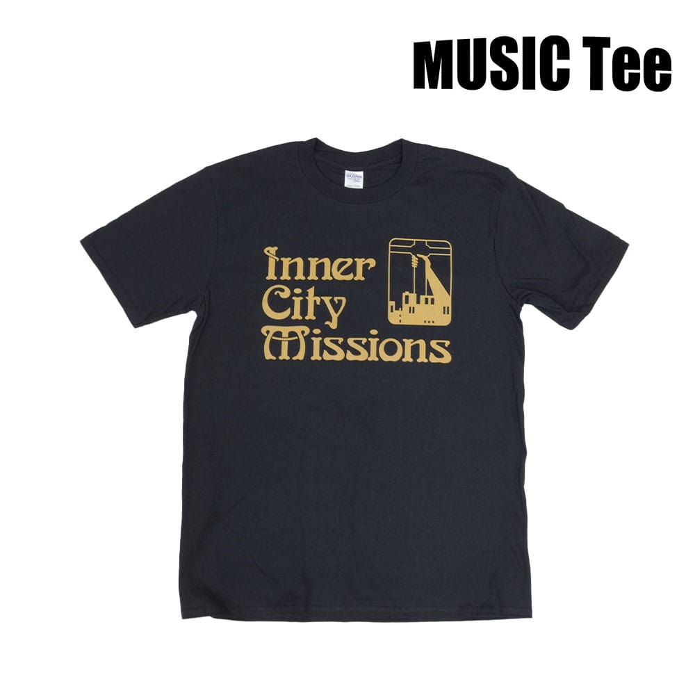 楽天10ver【MUSIC Tee（ミュージックティー）】 Inner City Missions （As Worn By Kurt Cobain, NIRVANA） インナーシティミッションズ カート・コバーン ニルヴァーナ