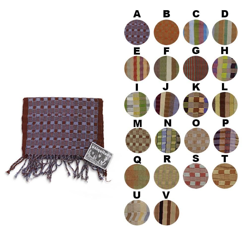 10verの20%OFF【UNIQUE BATIK(ユニークバティック)】natural dye scarf ナチュラルダイスカーフ カラー:M~V｜アングル2