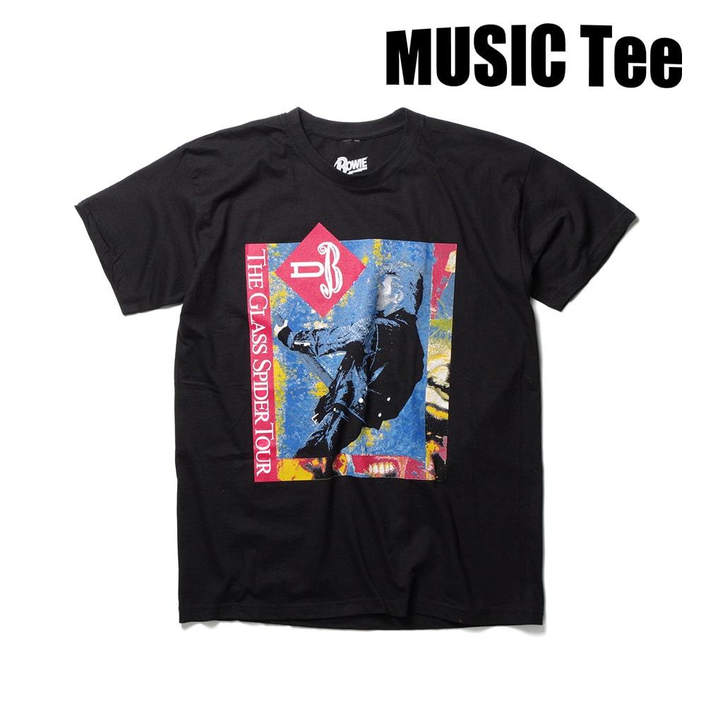 【MUSIC Tee(ミュージックティー)】DAVID BOWIE GLASS SPIDER TOUR デヴィッド・ボウイ グラススパイダーツアー