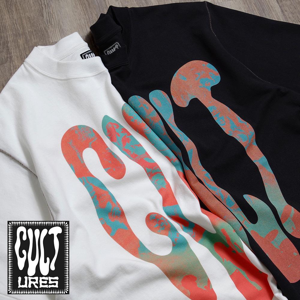 【CULTURES(カルチャーズ)】CULT ROCK YOU! S/S Tee カルト ロックユー 半袖Tシャツ