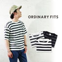 【ORDINARY FITS】UNISEX CREW Tee border