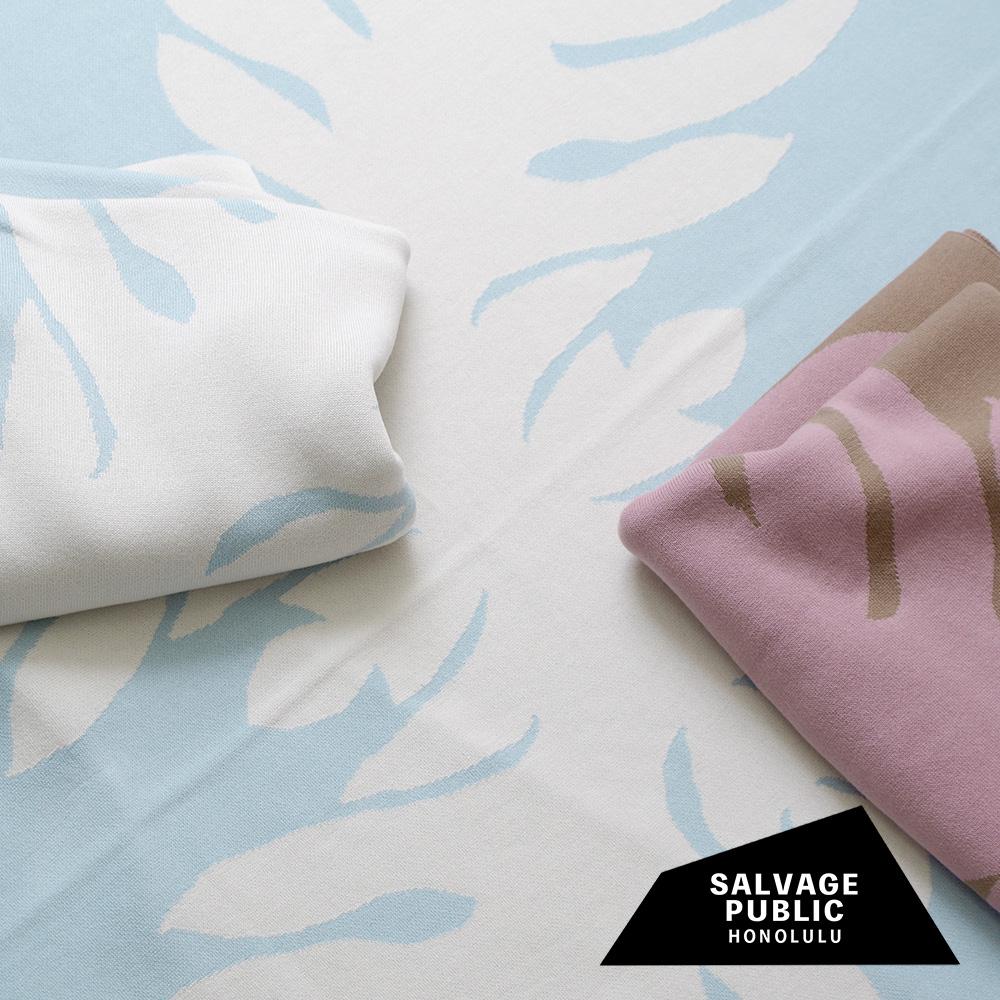 Cotton Blankets - 【SALVAGE PUBLIC(サルヴェージ・パブリック)】Laua'e Throw Cotton Blanket ラウアエ スロウ コットン ブランケット