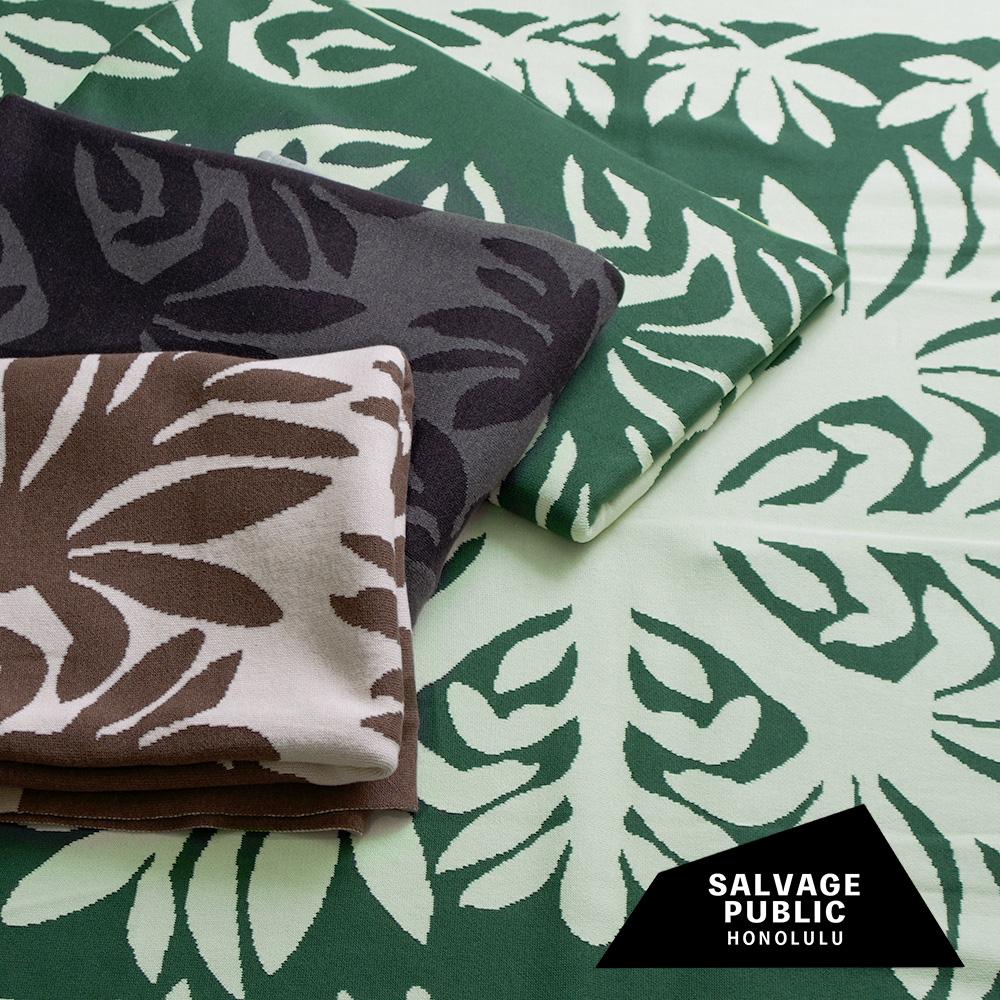  Ti Leaf Cotton Blanket ティリーフ スロウ コットン ブランケット