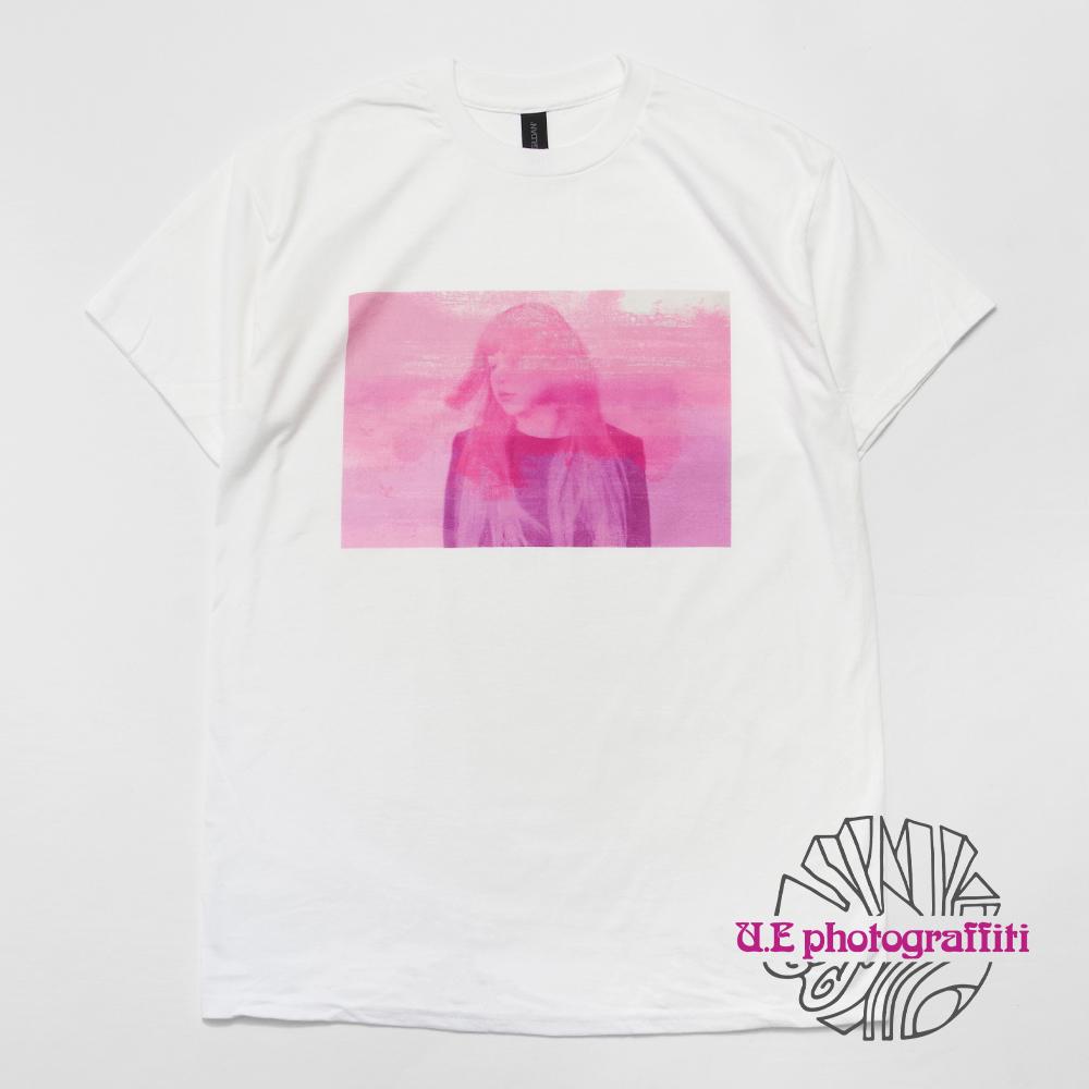 ART PRINT S/S Tee "Pink Frozen" アートプリント半袖Teeシャツ ピンクフローズン