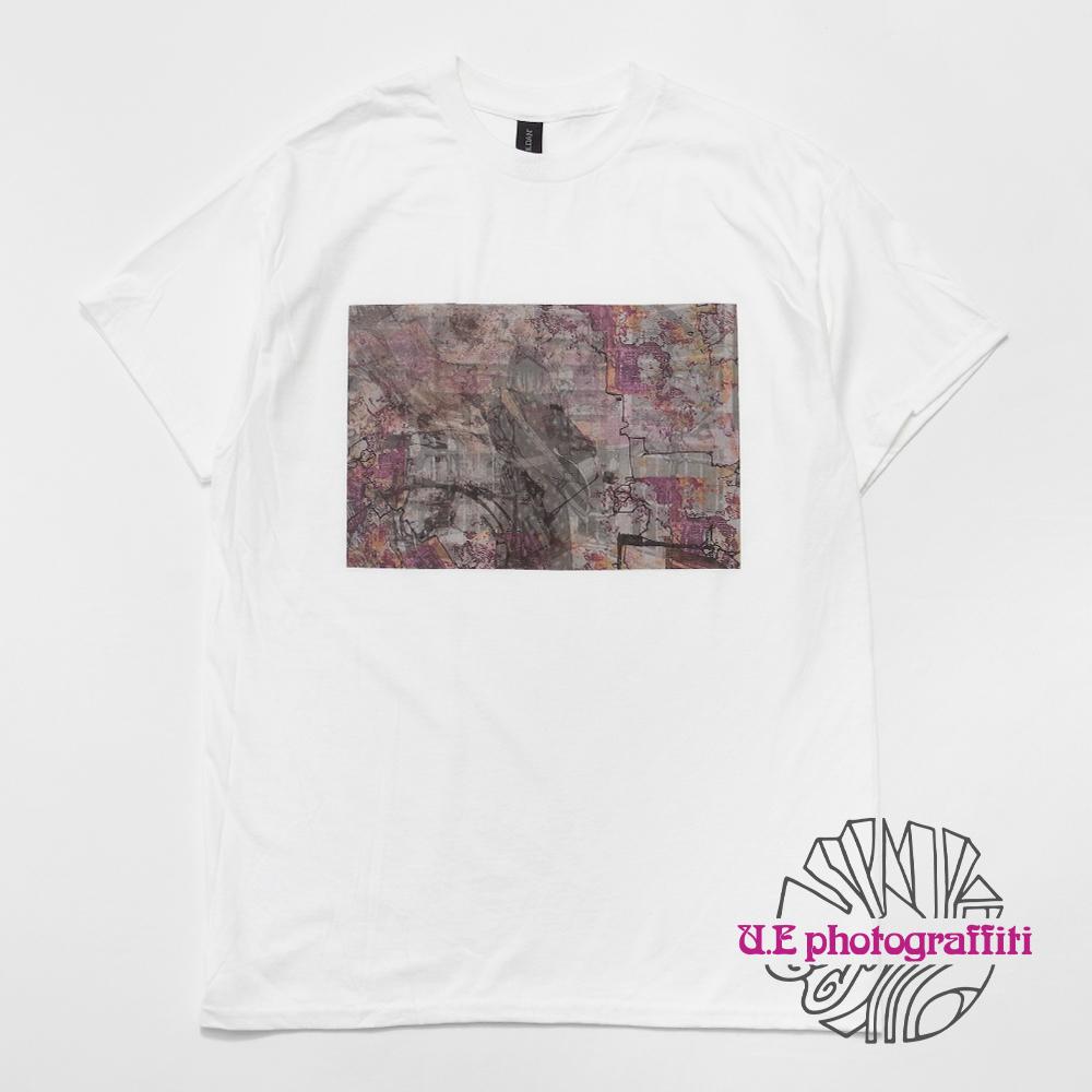 【 U.E.photograffiti ユーイーフォトグラフィティ】ART PRINT S/S Tee "Town empty song" アートプリント半袖Teeシャツ タウンエンプティソング
