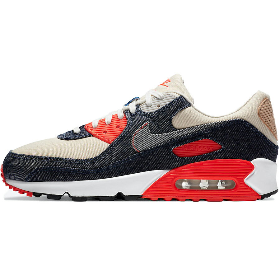 NIKE ナイキ DENHAM X AIR MAX 90 'INFRARED' デンハム×エア マックス 90 "インフラレッド" メンズ レディース スニーカー DENIM/MEDIUM DENIM-INFRARED-ECRU デニム/ミディアムデニム インフラレッド CU1646-400