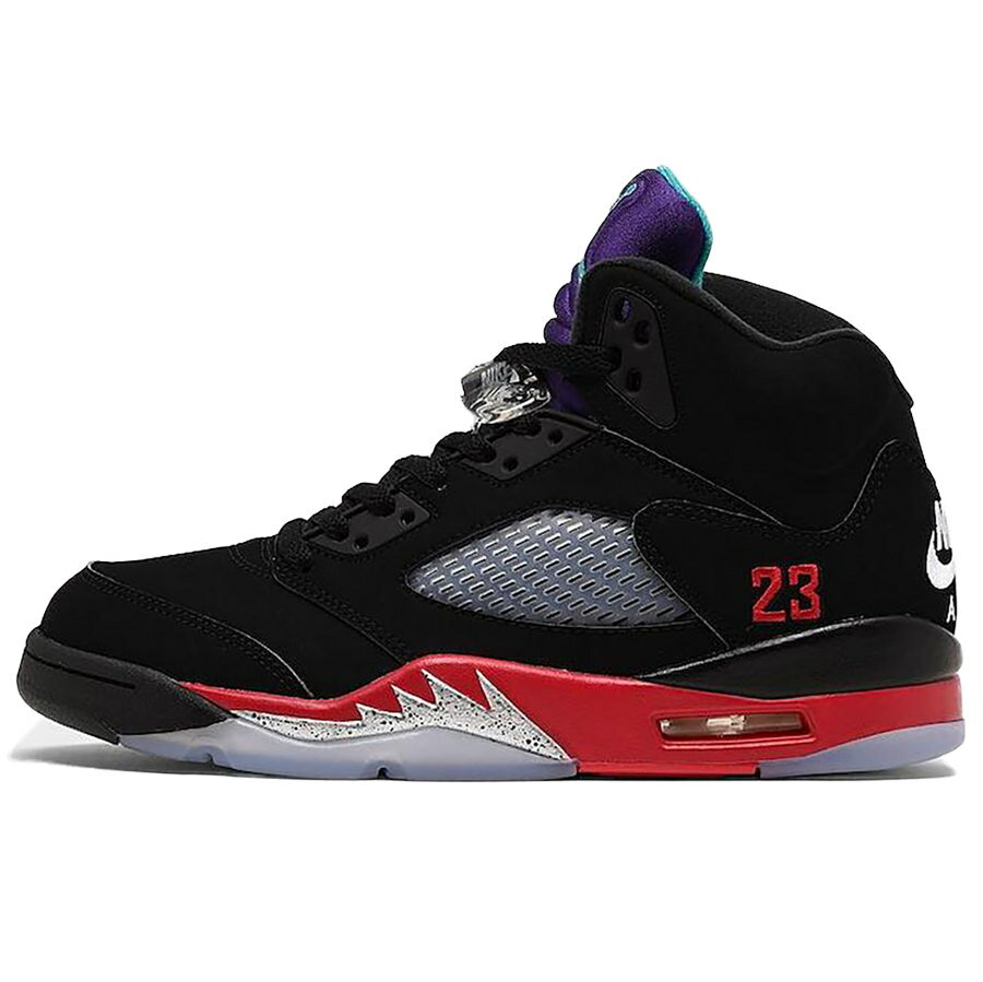 NIKE ナイキ AIR JORDAN 5 RETRO 'TOP 3' エア ジョーダン 5 レトロ "トップスリー" メンズ レディース スニーカー BLACK/FIRE RED-GRAPE ICE-NEW EMERALD CZ1786-001