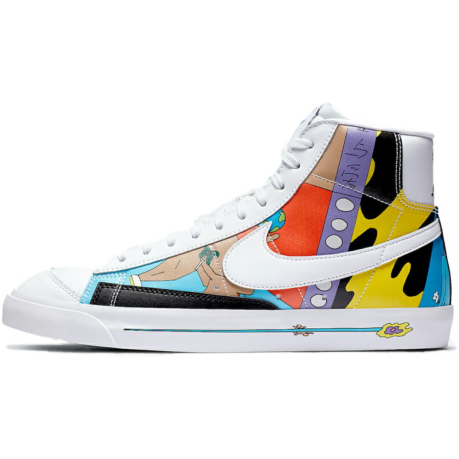 NIKE ナイキ RUOHAN WANG X BLAZER MID ’77 FLYLEATHER ローハンワン×ブレーザー ミッド 77 フライレザー メンズ レディース スニーカー MULTI-COLOR/MULTI-COLOR マルチカラー CZ3775-900【限定完売モデル】