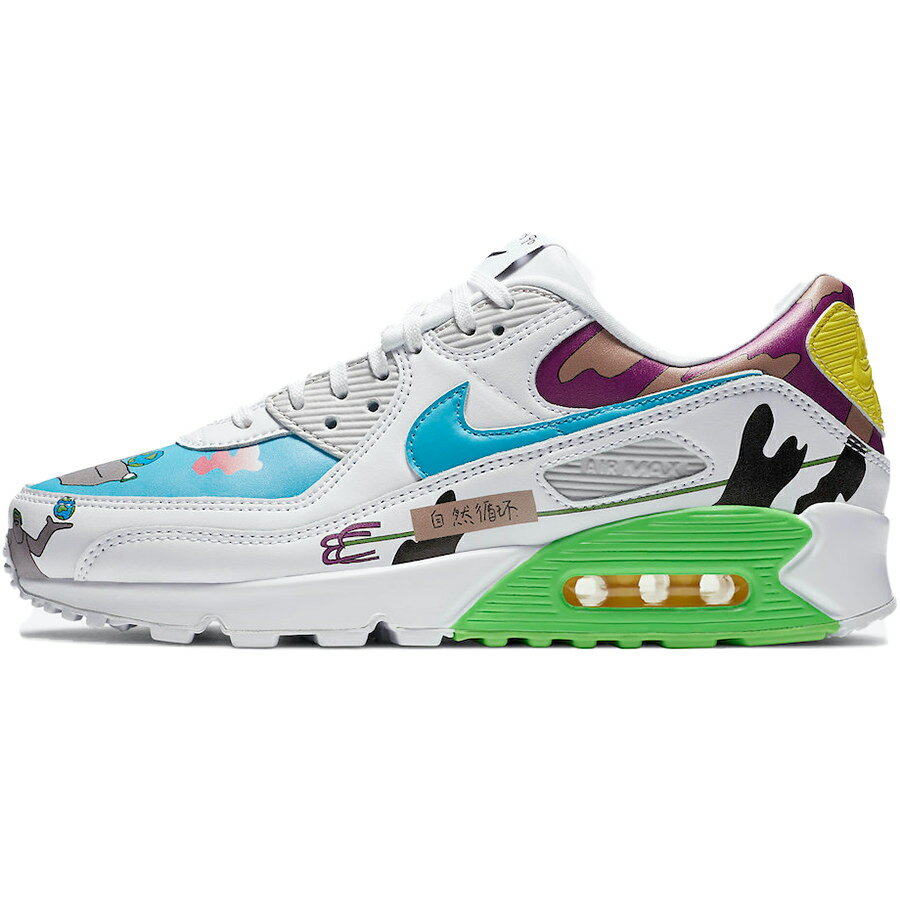 NIKE iCL RUOHAN WANG X AIR MAX 90 FLYLEATHER [n~GA }bNX 90 tCU[ Y fB[X Xj[J[ MULTI-COLOR/MULTI-COLOR }`J[ CZ3992-900y芮fz