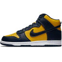 NIKE ナイキ DUNK HIGH SP RETRO 'MICHIGAN' 2020 ダンク ハイ スペシャル レトロ "ミシガン" メンズ レディース スニーカー VARSITY MAIZE/MIDNIGHT NAVY-MIDNIGHT NAVY ヴァーシティメイズ/ミッドナイトネイビー ミッドナイトネイビー CZ8149-700