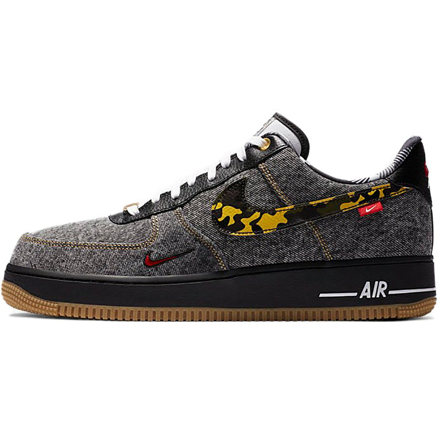 NIKE iCL AIR FORCE 1 LOW 'CAMO DENIM REMIX' GA tH[X  [ 