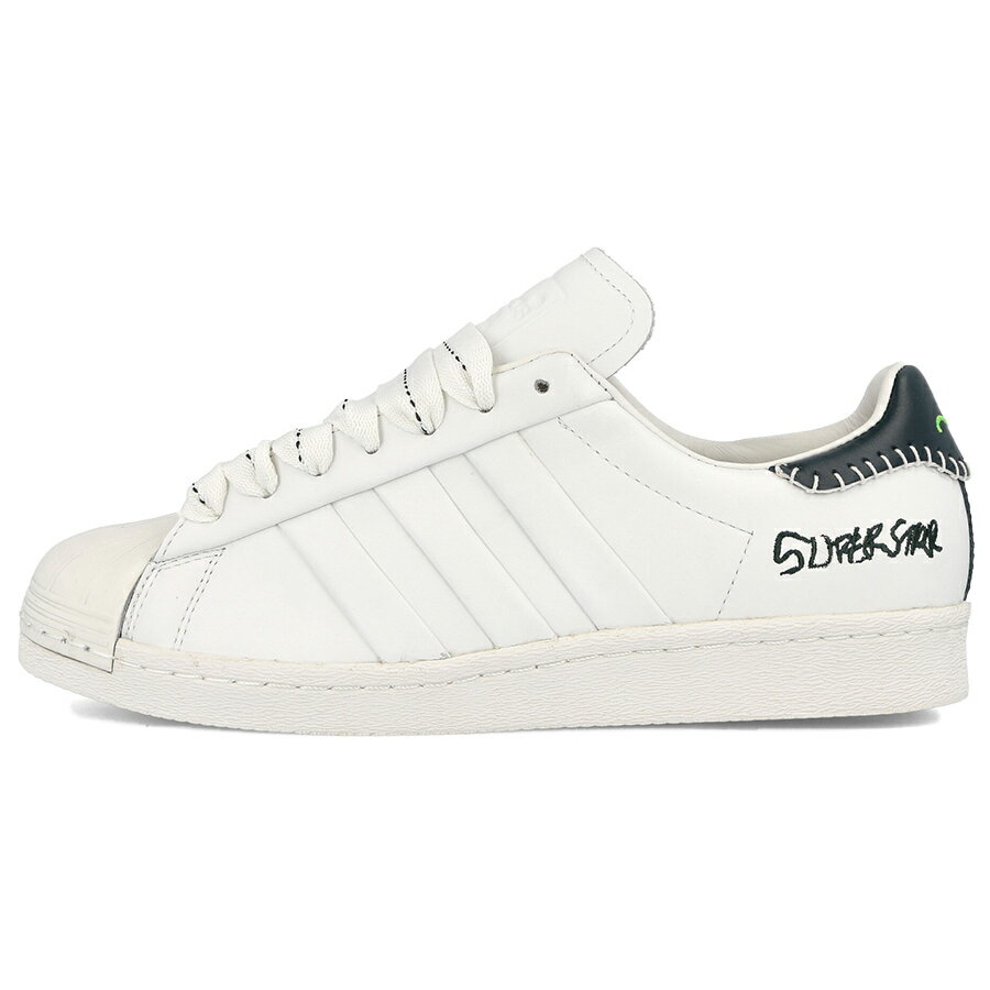 ADIDAS ORIGINALS アディダス オリジナルス JONAH HILL X SUPERSTAR 'WHITE' ジョナ・ヒル×スーパースター "ホワイト" メンズ レディース スニーカー CLOUD WHITE/GREEN NIGHT/OFF WHITE FW7577